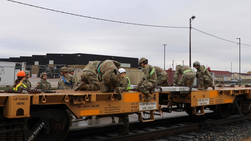 Wisconsin National Guard Soldiers complete rail training at Fort McCoy to prep for future rail op