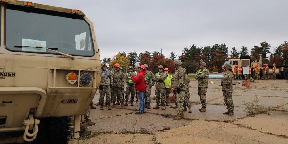 Wisconsin National Guard Soldiers complete rail training at Fort McCoy to prep for future rail op