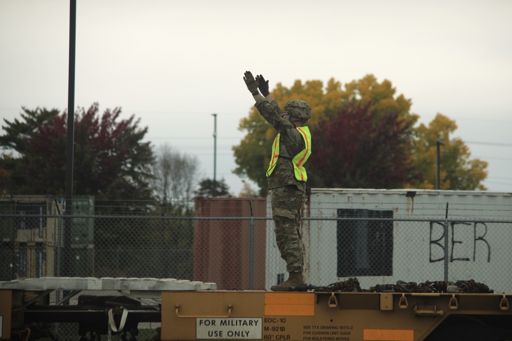 Wisconsin National Guard Soldiers complete rail training at Fort McCoy to prep for future rail op