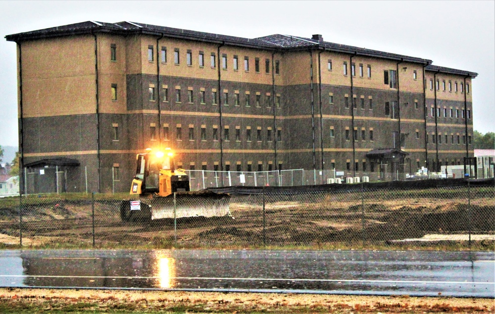 Infrastructure, excavation work underway for construction of third $28.08 million, four-story, 60,000-square-foot barracks at Fort McCoy