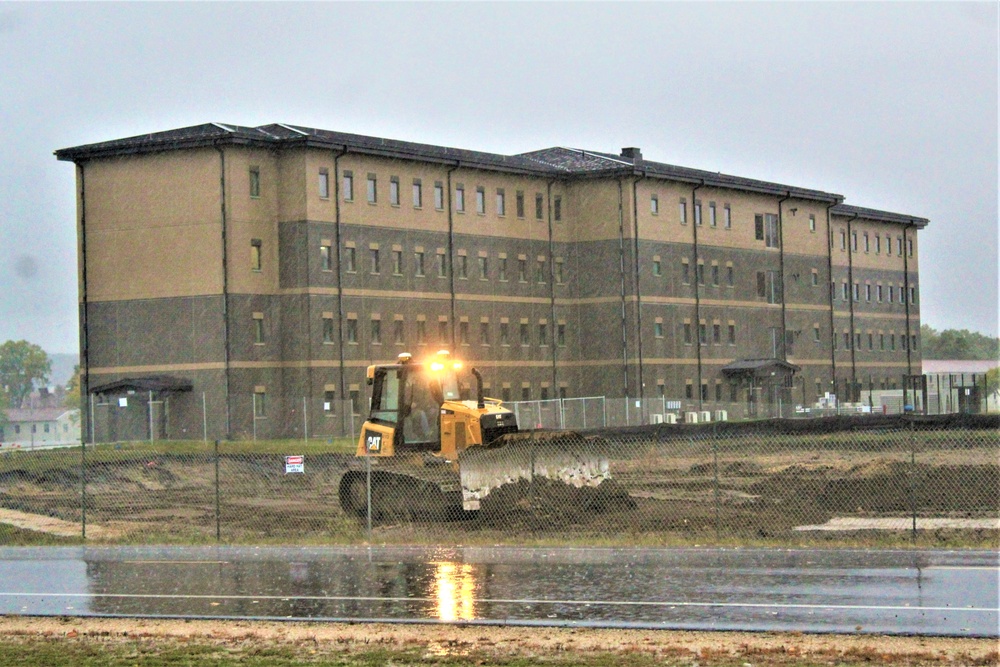 Infrastructure, excavation work underway for construction of third $28.08 million, four-story, 60,000-square-foot barracks at Fort McCoy