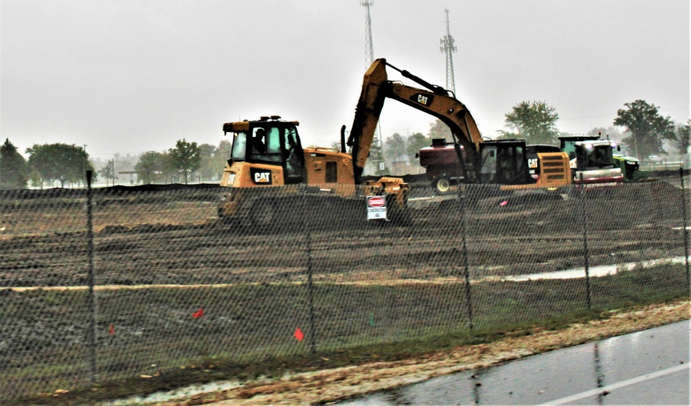 Infrastructure, excavation work underway for construction of third $28.08 million, four-story, 60,000-square-foot barracks at Fort McCoy