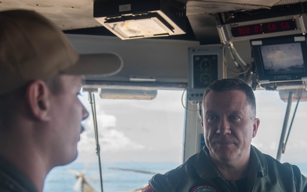 USS Ronald Reagan (CVN 76) conducts replenishment-at-sea with USNS Yukon (T-AO 202)