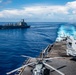 USS Ronald Reagan (CVN 76) conducts replenishment-at-sea with USNS Yukon (T-AO 202)