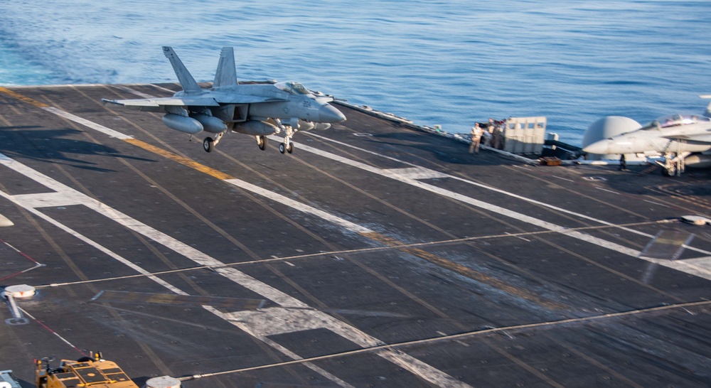 USS Ronald Reagan (CVN 76) conducts flight operations