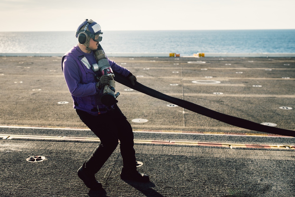 George Washington Conducts Fueling Operations