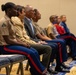 Cpl. Mehdrina Jeancharles, administrative specialist, attends the 48th Marine Corps Marathon Press Conference