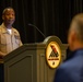 Col. Michael L. Brooks, base commander, Marine Corps Base Quantico, attends the 48th Marine Corps Marathon Press Conference