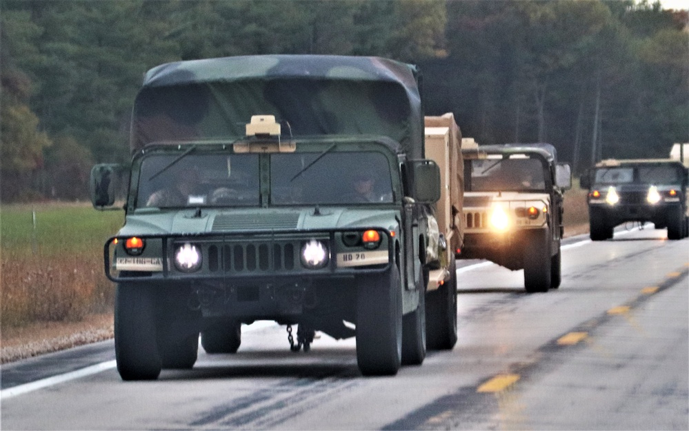 October 2023 training operations at Fort McCoy
