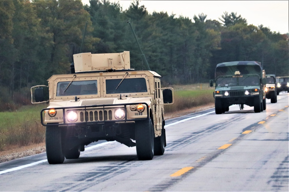 October 2023 training operations at Fort McCoy