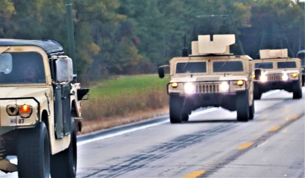 October 2023 training operations at Fort McCoy