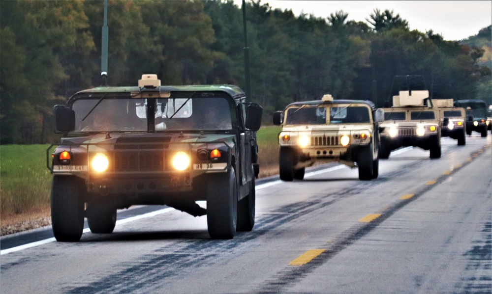 October 2023 training operations at Fort McCoy