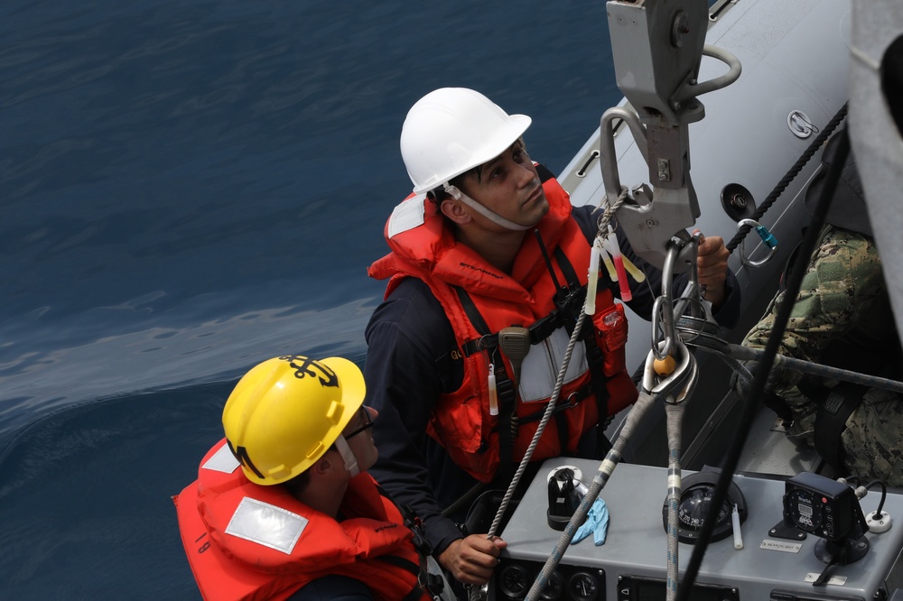 USS Mobile (LCS 26) Conducts Small Boat Operations