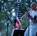 Chief Musician Jonathan Barnes performs at the Historic Thomas Center Gardens