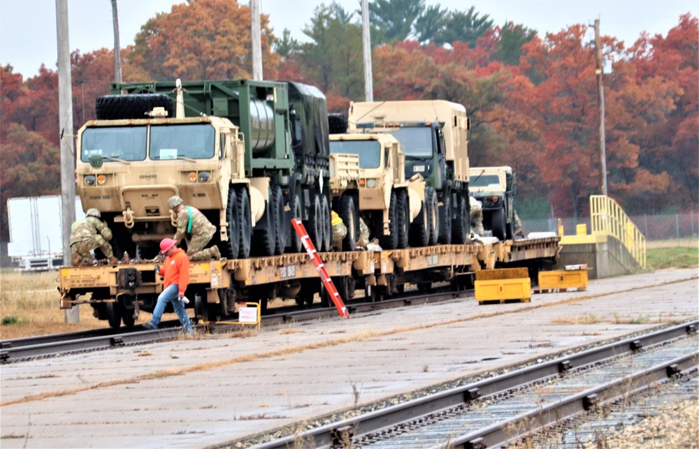 Wisconsin National Guard Soldiers complete rail training at Fort McCoy to prep for future rail op