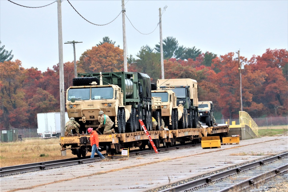 Wisconsin National Guard Soldiers complete rail training at Fort McCoy to prep for future rail op