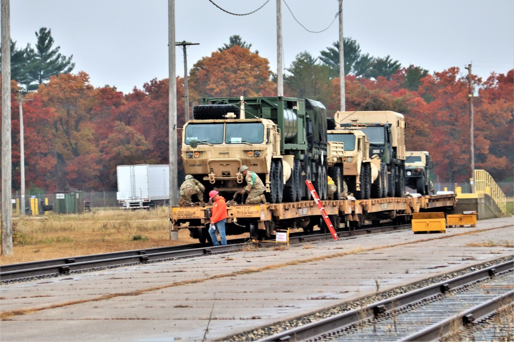 Wisconsin National Guard Soldiers complete rail training at Fort McCoy to prep for future rail op