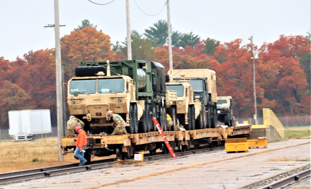 Wisconsin National Guard Soldiers complete rail training at Fort McCoy to prep for future rail op