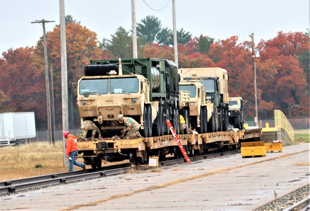 Wisconsin National Guard Soldiers complete rail training at Fort McCoy to prep for future rail op