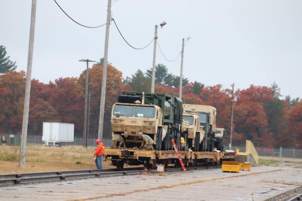 Wisconsin National Guard Soldiers complete rail training at Fort McCoy to prep for future rail op