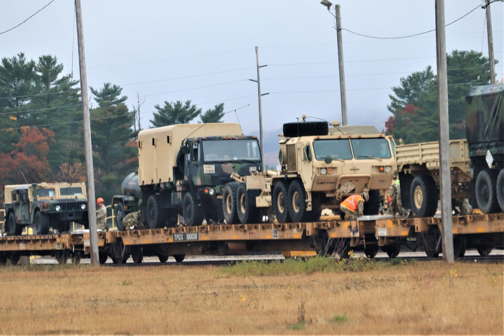 Wisconsin National Guard Soldiers complete rail training at Fort McCoy to prep for future rail op