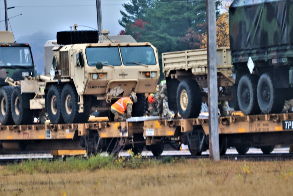 Wisconsin National Guard Soldiers complete rail training at Fort McCoy to prep for future rail op