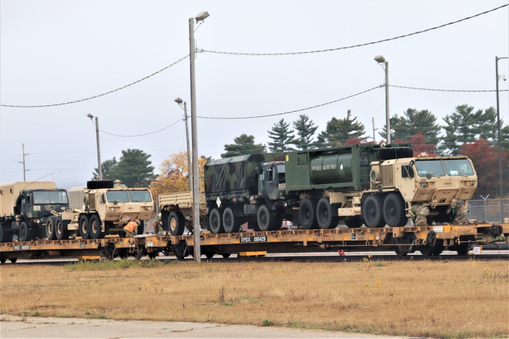 Wisconsin National Guard Soldiers complete rail training at Fort McCoy to prep for future rail op