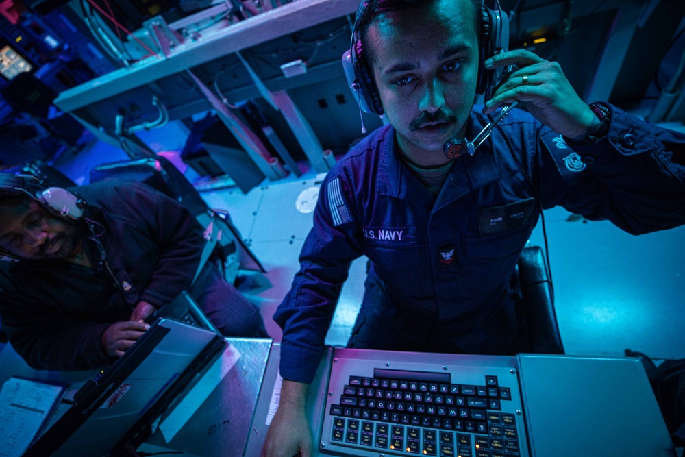 Welding and Watchstanding, Part of the Daily Operations aboard USS Carney (DDG 64)