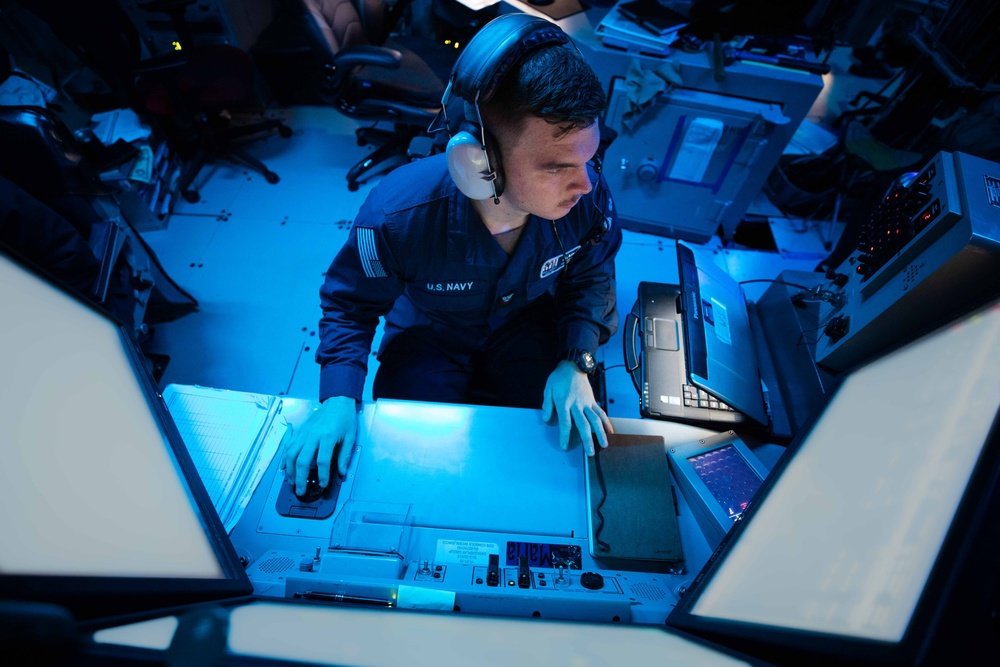 Welding and Watchstanding, Part of the Daily Operations aboard USS Carney (DDG 64)