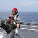 USS Mobile (LCS 26) Sailors Conduct Flight Deck Firefighting