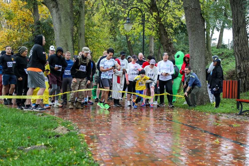 Sustainment Soldiers Host Spooky 5K Run