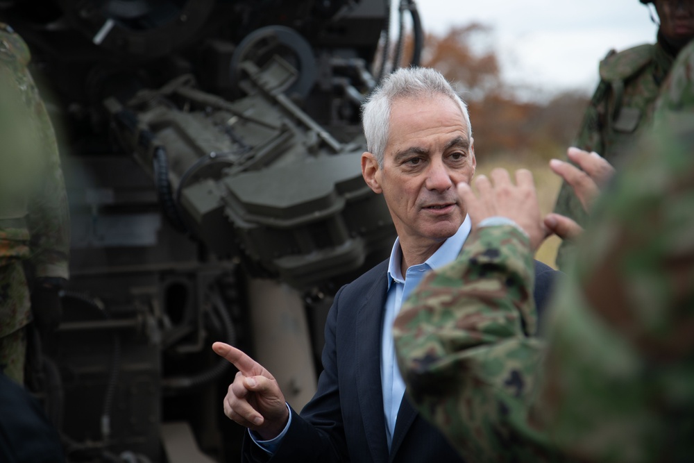 Resolute Dragon 23 | Ambassador visit; HIMARS/M270 MLRS Bilateral Live-fire at Yausubetsu, Japan