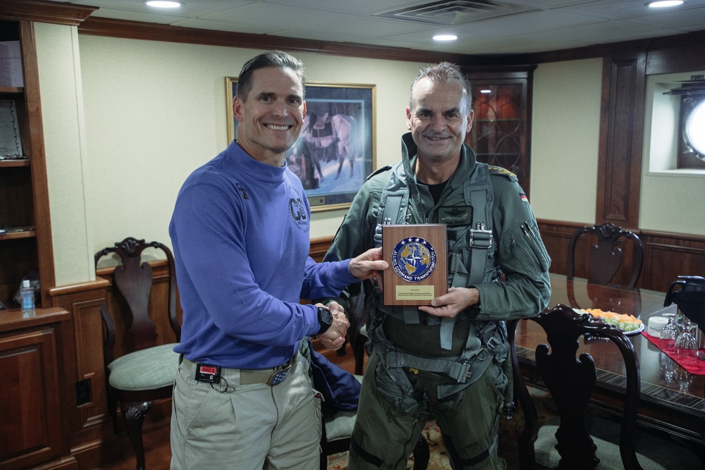 Deputy Supreme Allied Commander Transformation German Air Force Gen. Chris Badia Visits George Washington