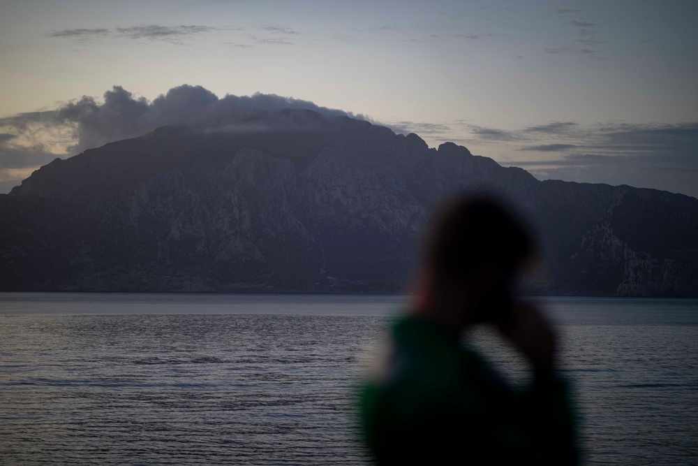 IKECSG Transits the Strait of Gibraltar in 6th Fleet Area of Operations