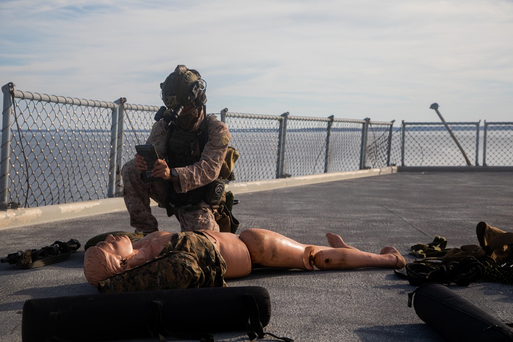 24th MEU Visit, Board, Search and Seizure Training