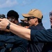 USS Shoup conducts small arms qualification