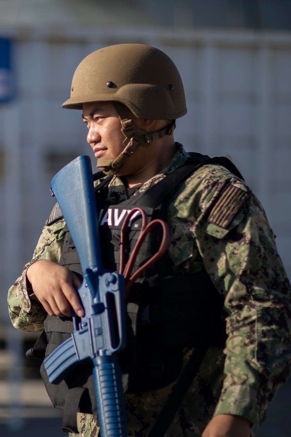 USS Tripoli Displays ATFP Proficiency During ATG Assessment