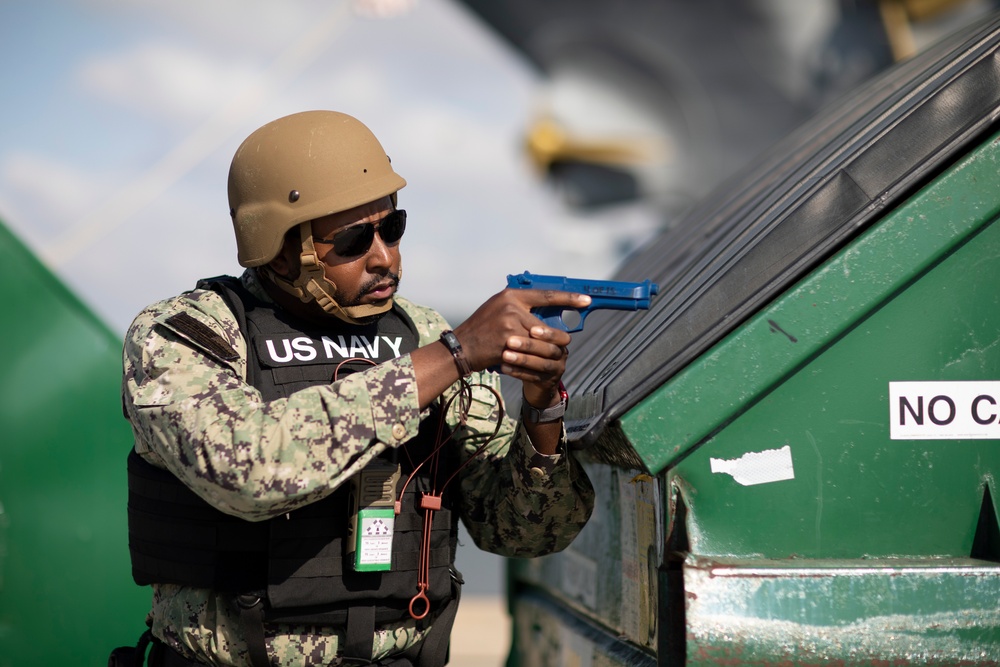 USS Tripoli Displays ATFP Proficiency During ATG Assessment