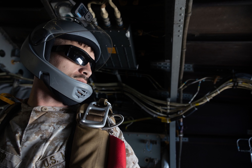 Free Fallin’: U.S. Marines, Special Operations Soldiers, Airmen conduct parachute operations