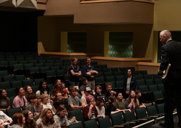 U.S. Navy Band performs spooktacular program at Kenmore Middle School
