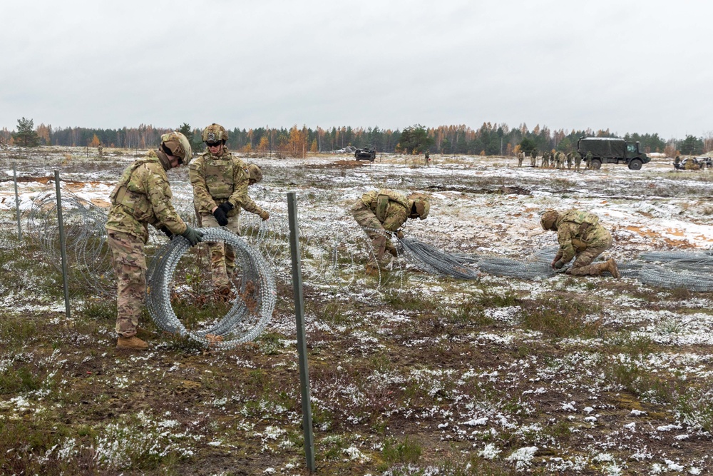 Task Force Marne engineers conduct exercise Verboom with NATO allies in Latvia