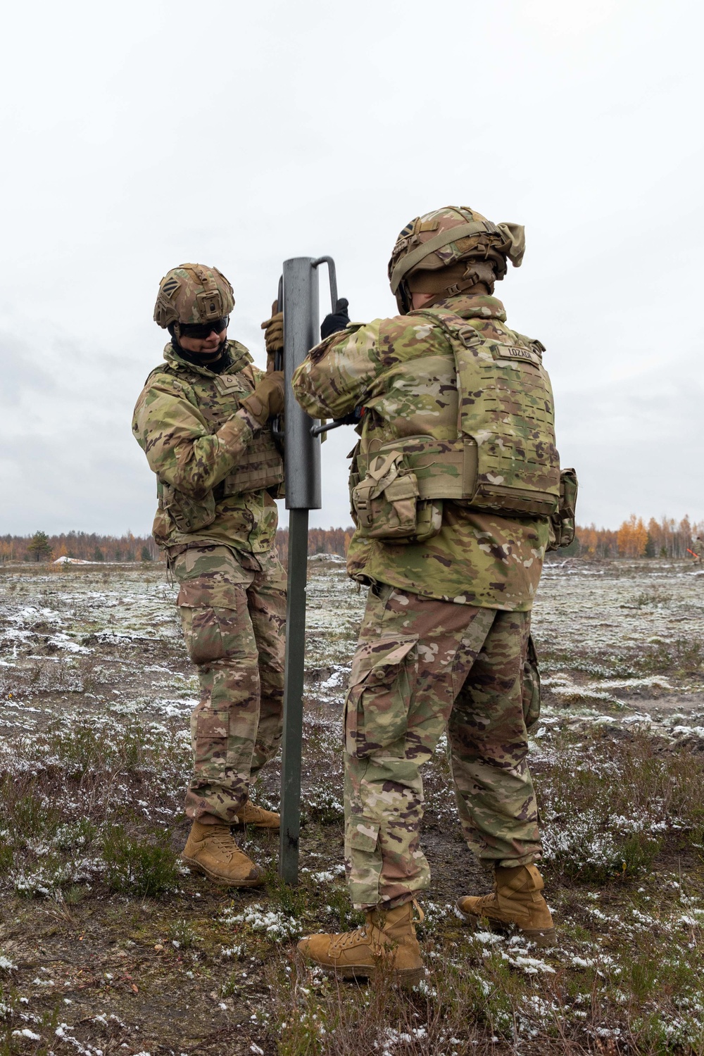 Task Force Marne engineers conduct exercise Verboom with NATO allies in Latvia