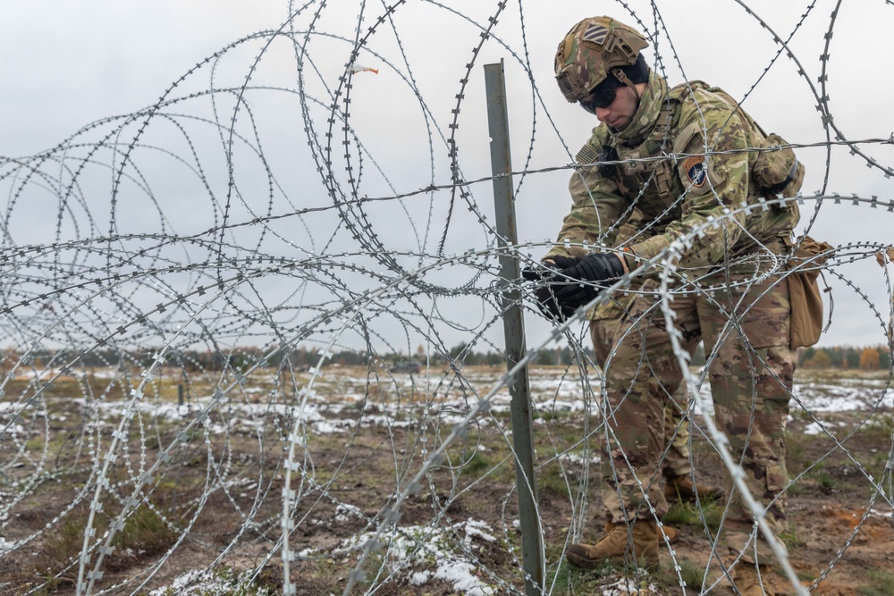 Task Force Marne engineers conduct exercise Verboom with NATO allies in Latvia