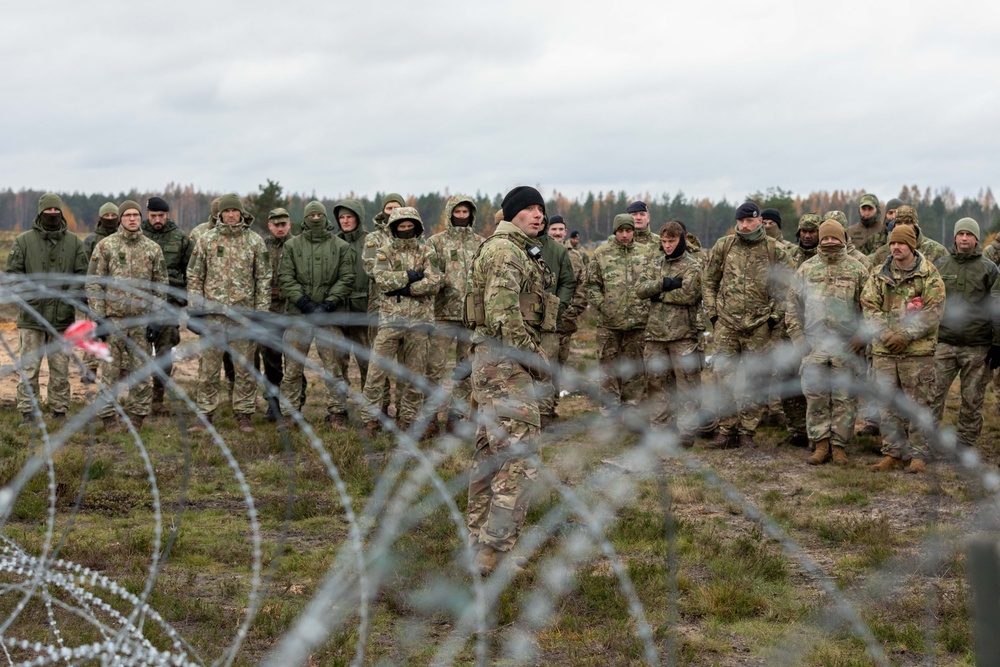 Task Force Marne engineers conduct exercise Verboom with NATO allies in Latvia