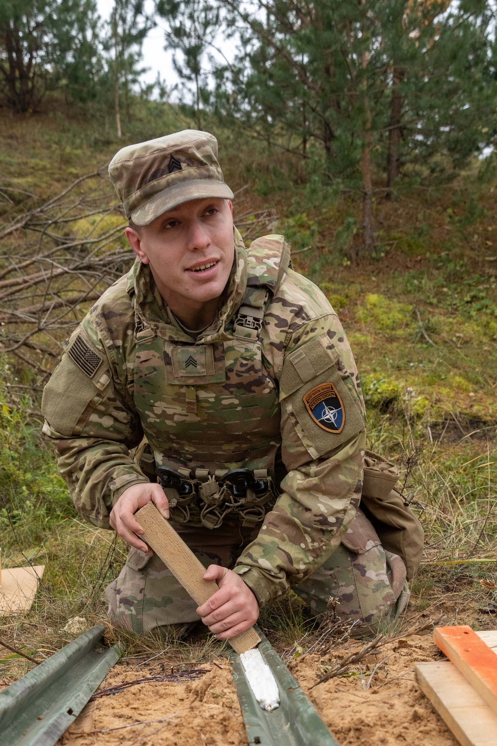 Task Force Marne engineers conduct exercise Verboom with NATO allies in Latvia