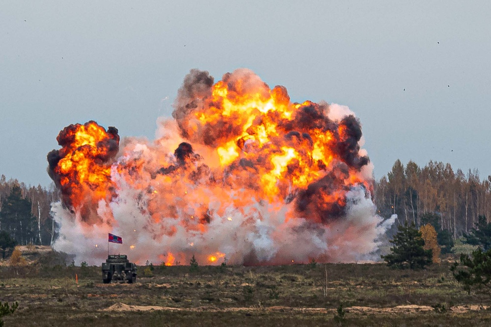 Task Force Marne engineers conduct exercise Verboom with NATO allies in Latvia