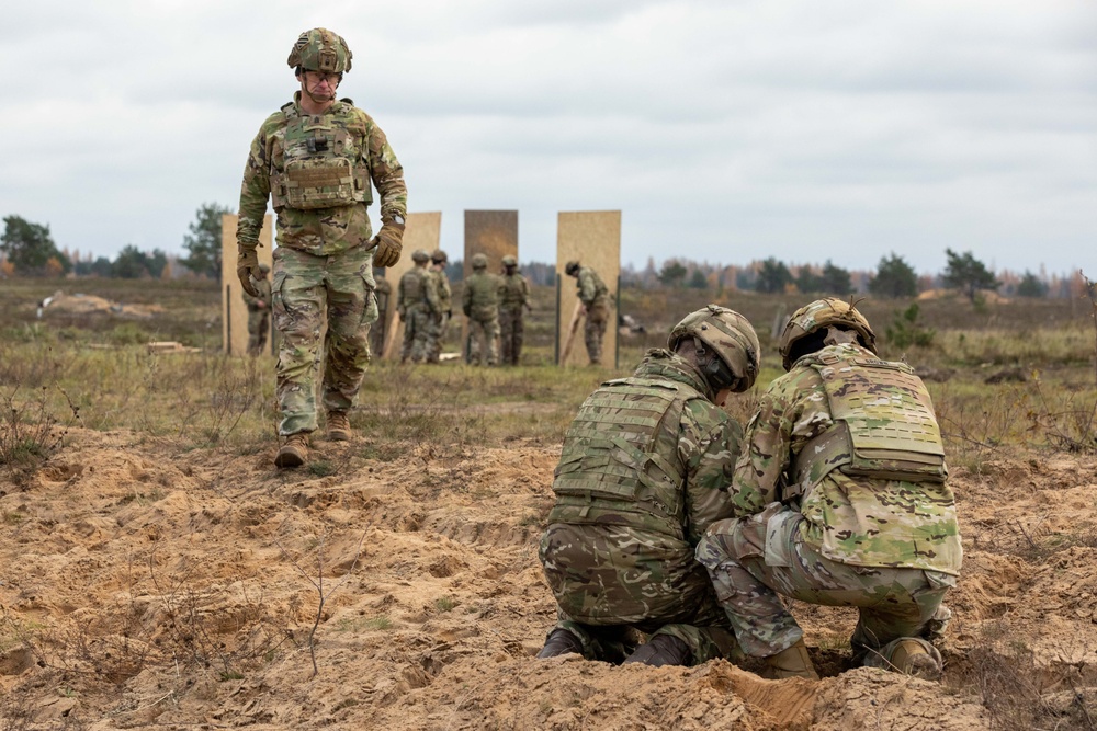 Task Force Marne engineers conduct exercise Verboom with NATO allies in Latvia