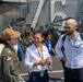USS Ronald Reagan (CVN 76) hosts Republic of Philippines US embassy staff members during a scheduled port visit to Manila, Philippines
