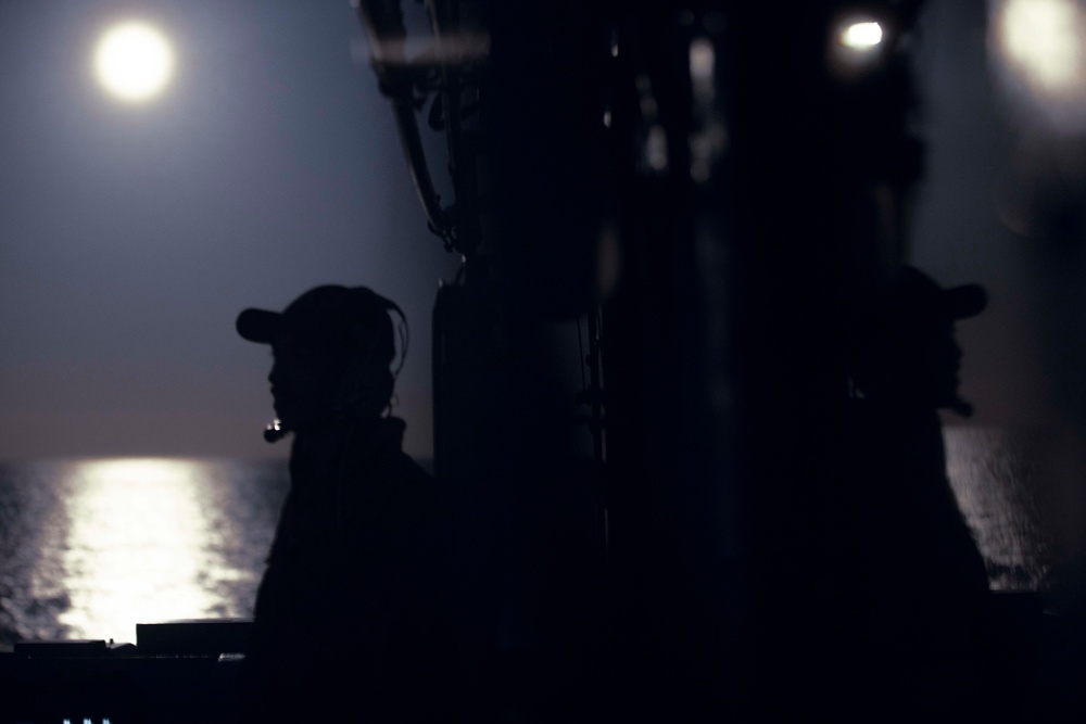 USS Philippine Sea transits through Strait of Gibraltar