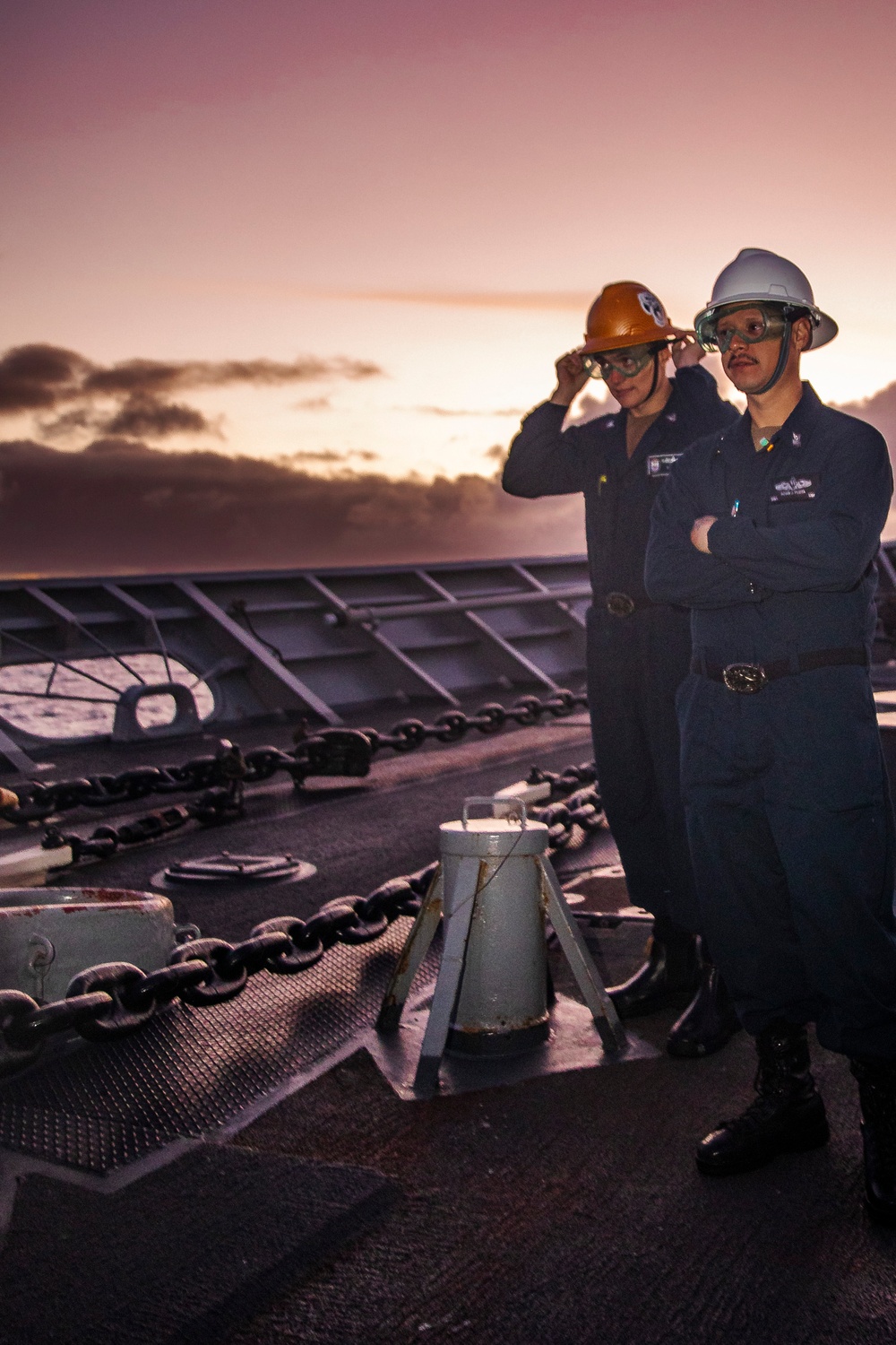 USS Philippine Sea conducts Anchor Drop